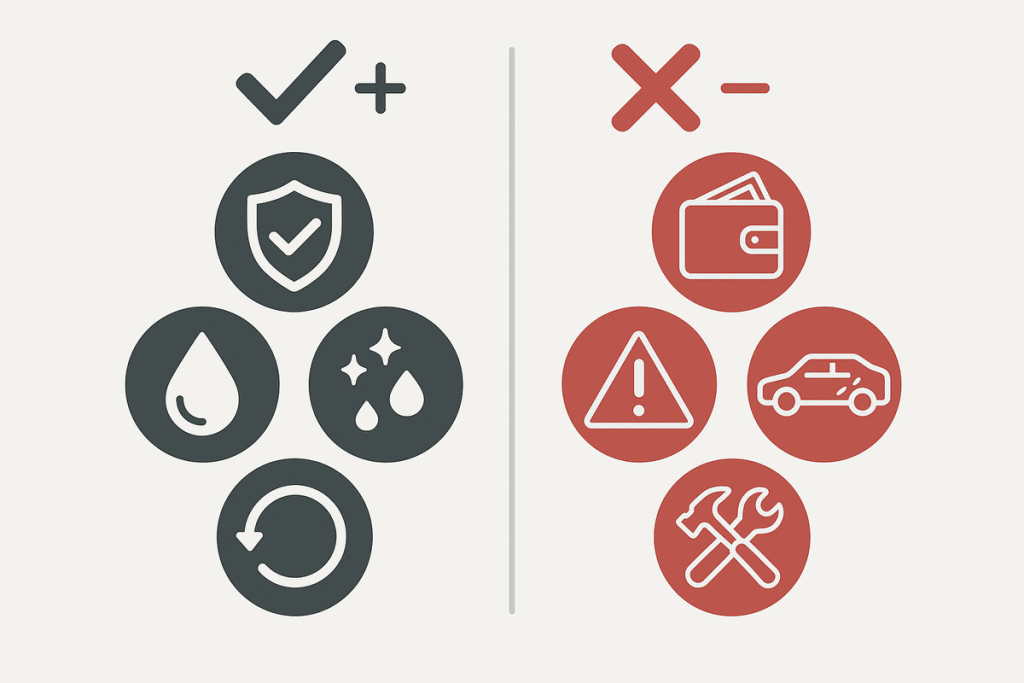 Керамика на авто плюсы и минусы