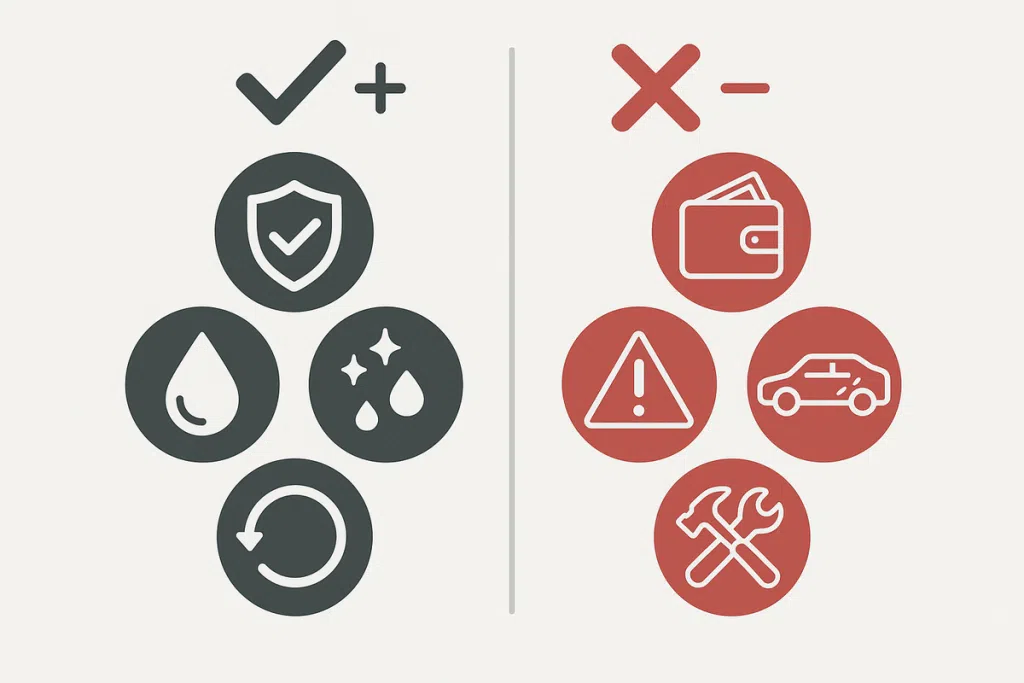 Керамика на авто плюсы и минусы