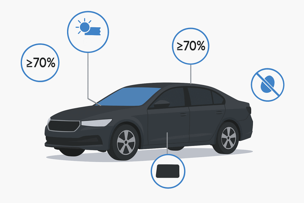 Какая допустимая тонировка в Украине