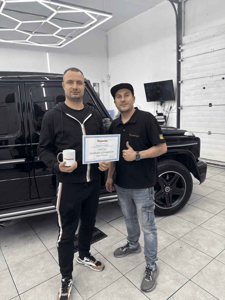 Обучение тонированию стекол авто