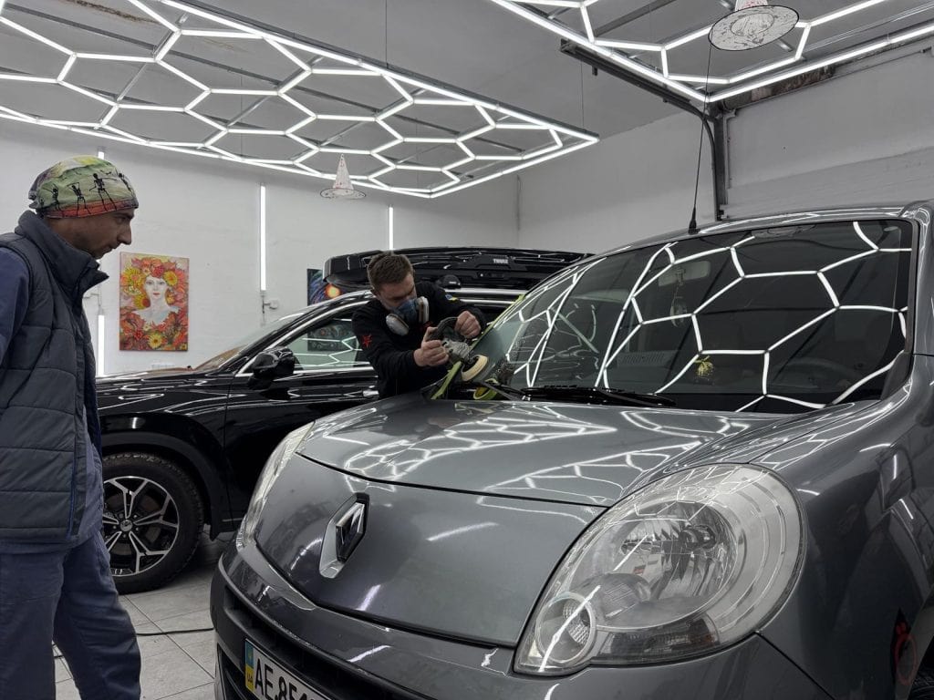 Шлифовка лобового стекла